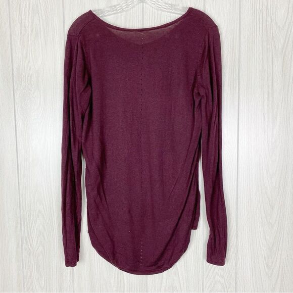 Lululemon | Maroon Light Weight Knit Sweater Size 8 - Picture 2 of 11